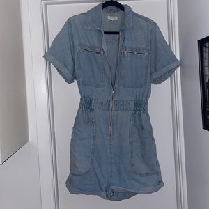 TopShop Denim Romper
